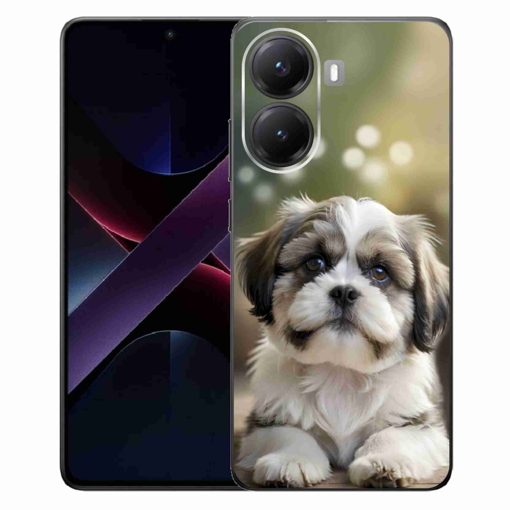 Gélový kryt mmCase na Xiaomi Poco X7 Pro 5G - roztomilý shih-tzu