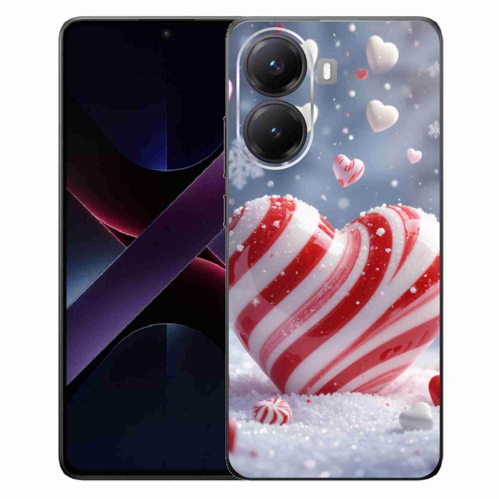 Gélový kryt mmCase na Xiaomi Poco X7 Pro 5G - sladké srdce