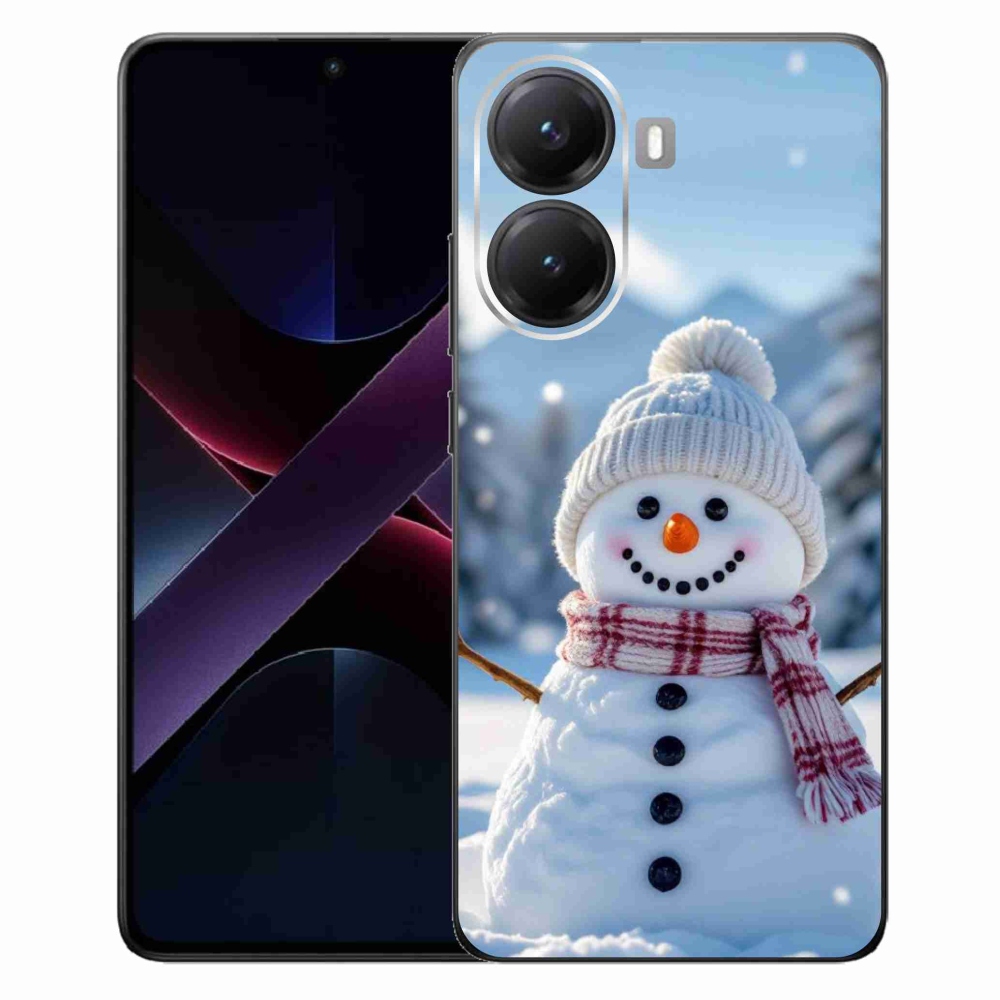Gélový kryt mmCase na Xiaomi Poco X7 Pro 5G - snehuliak 3