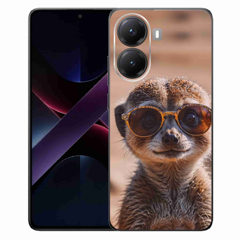 Gélový kryt mmCase na Xiaomi Poco X7 Pro 5G - štýlová surikata