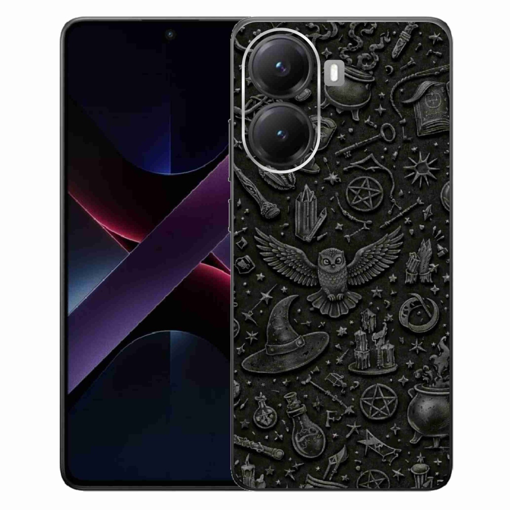 Gélový kryt mmCase na Xiaomi Poco X7 Pro 5G - tmavý magický svet