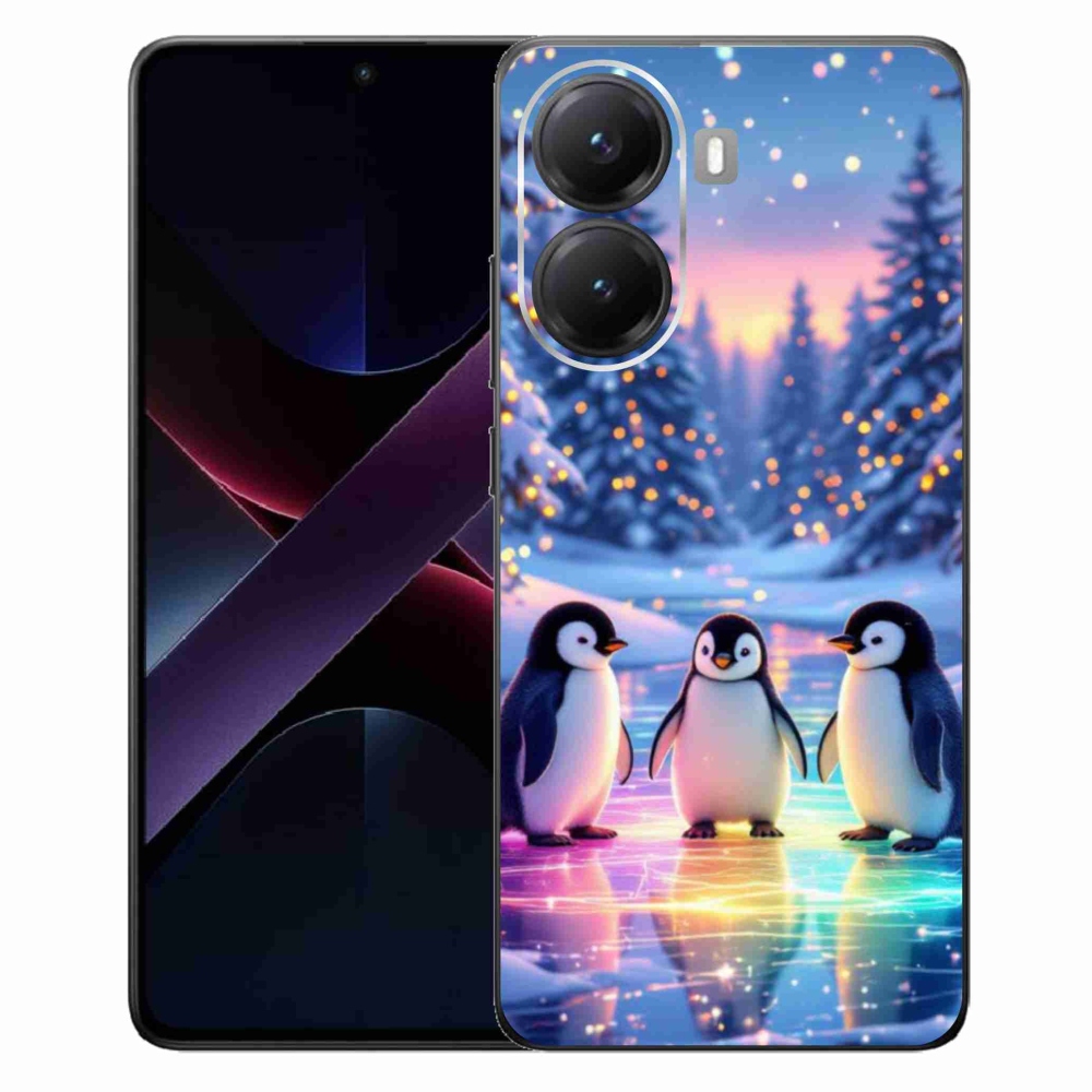 Gélový kryt mmCase na Xiaomi Poco X7 Pro 5G - tučniaky