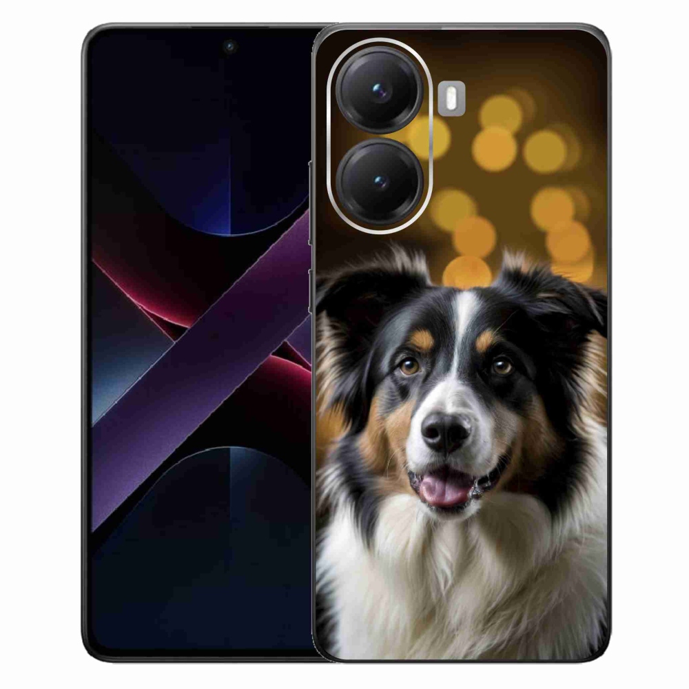 Gélový kryt mmCase na Xiaomi Poco X7 Pro 5G - usmievavý austrálsky ovčiak