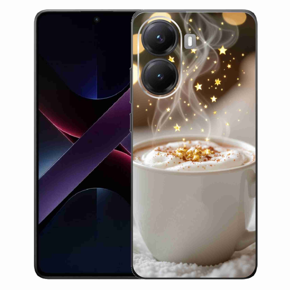 Gélový kryt mmCase na Xiaomi Poco X7 Pro 5G - vianočný horúci nápoj