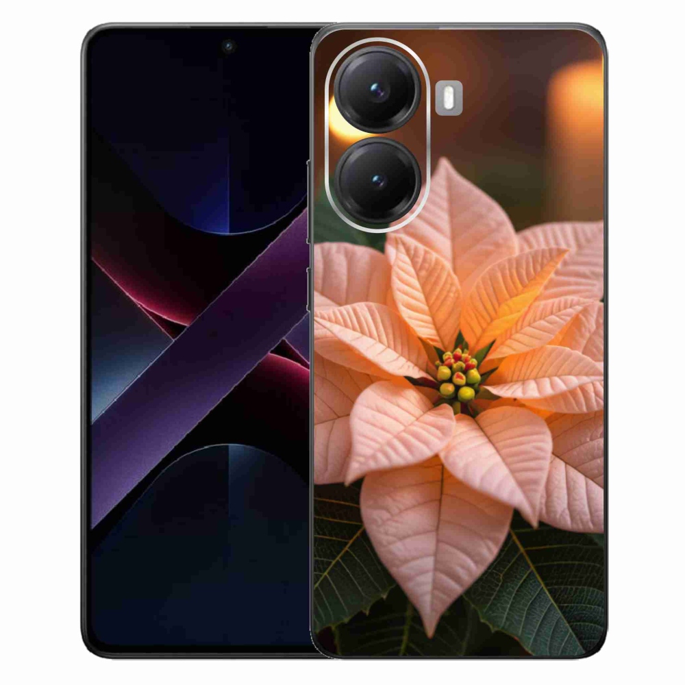 Gélový kryt mmCase na Xiaomi Poco X7 Pro 5G - vianočná hviezda