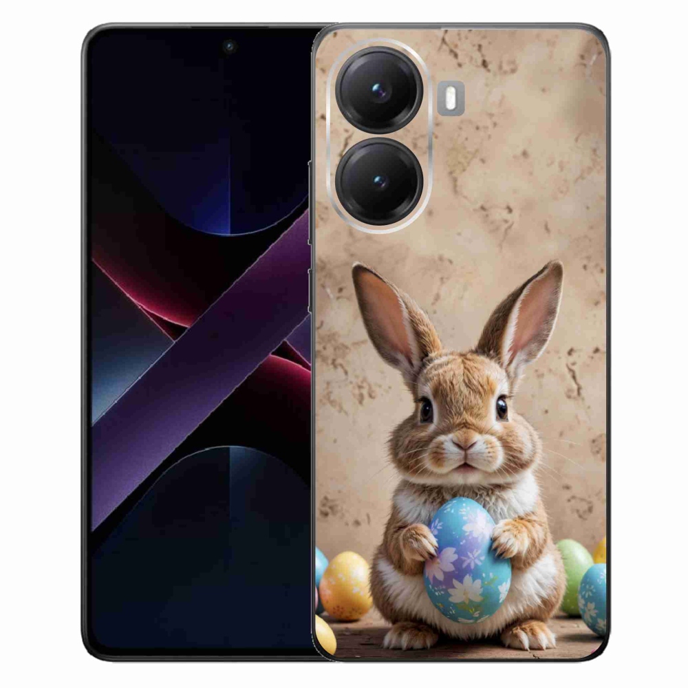 Gélový kryt mmCase na Xiaomi Poco X7 Pro 5G - veľkonočný zajačik