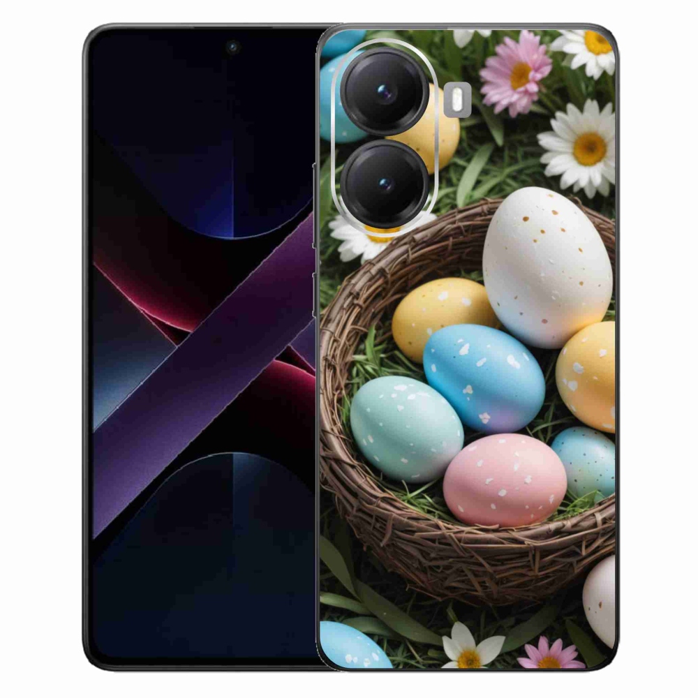Gélový kryt mmCase na Xiaomi Poco X7 Pro 5G - veľkonočné vajíčka 2