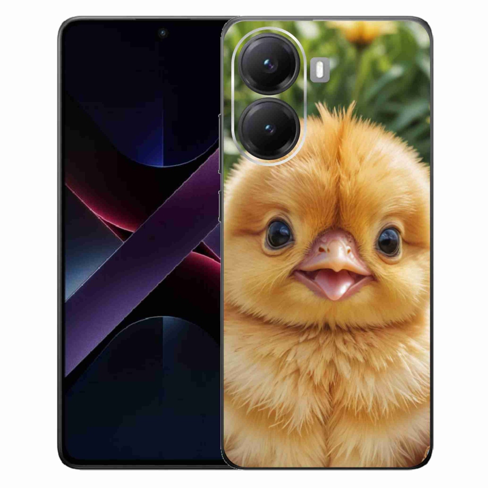 Gélový kryt mmCase na Xiaomi Poco X7 Pro 5G - veselé kuriatko