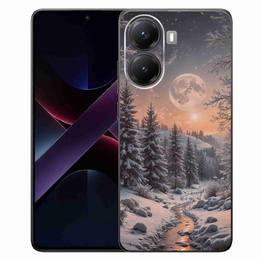 Gélový kryt mmCase na Xiaomi Poco X7 Pro 5G - zimná krajina 2