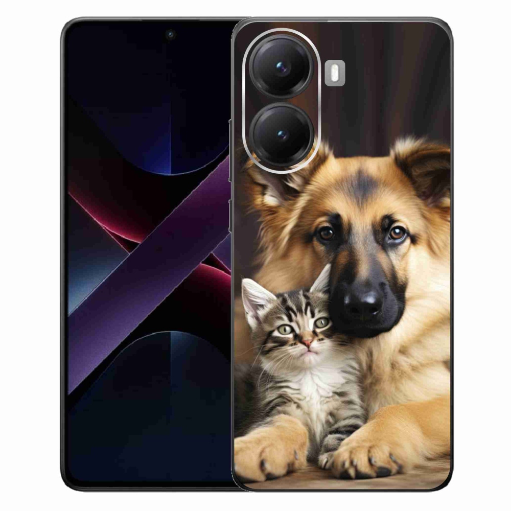 Gélový kryt mmCase na Xiaomi Poco X7 Pro 5G - zvieracie priateľstvo