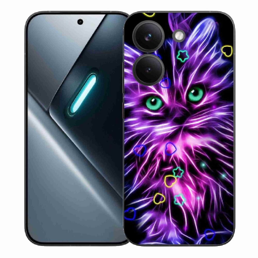 Gélový kryt mmCase na Xiaomi Poco X8 Pro - abstraktná mačka