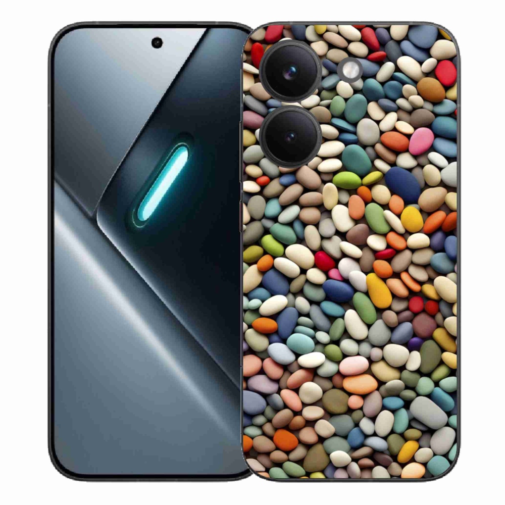 Gélový kryt mmCase na Xiaomi Poco X8 Pro - farebné kamienky 2