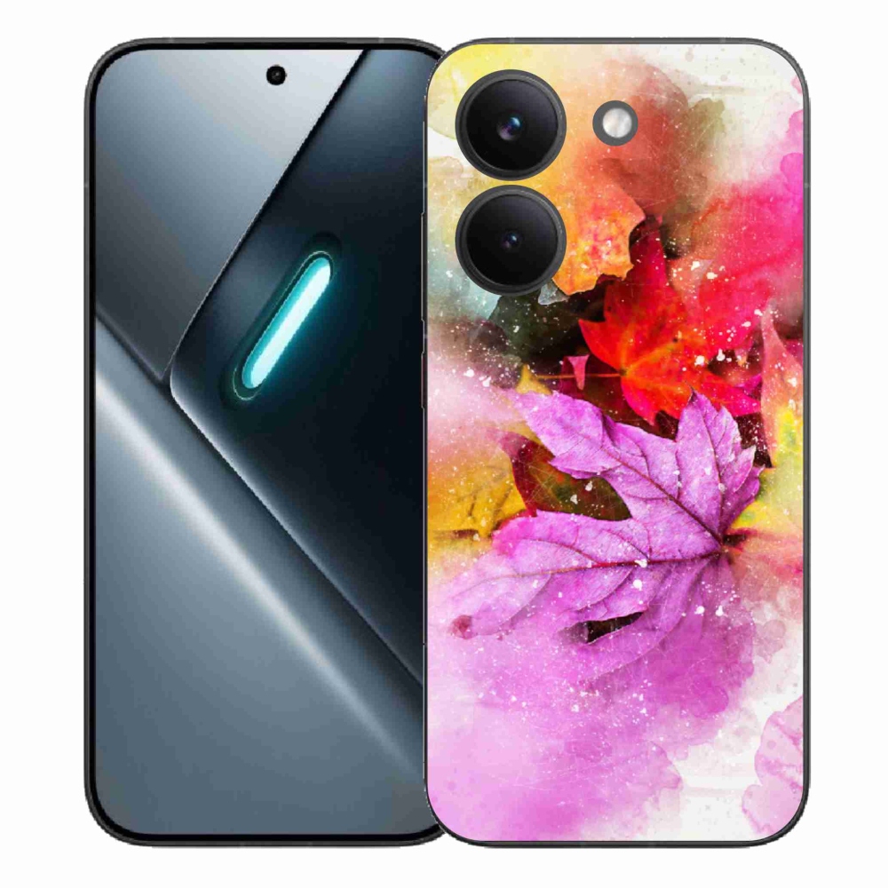 Gélový kryt mmCase na Xiaomi Poco X8 Pro - farebné listy