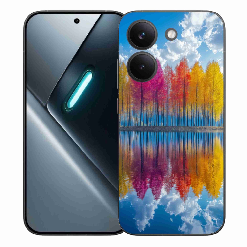 Gélový kryt mmCase na Xiaomi Poco X8 Pro - farebné stromy