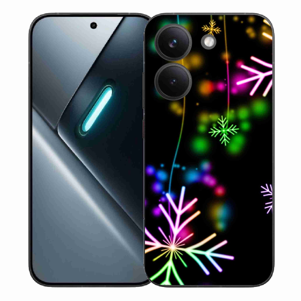 Gélový kryt mmCase na Xiaomi Poco X8 Pro - farebné vločky