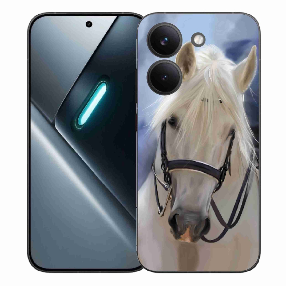 Gélový kryt mmCase na Xiaomi Poco X8 Pro - biely kôň