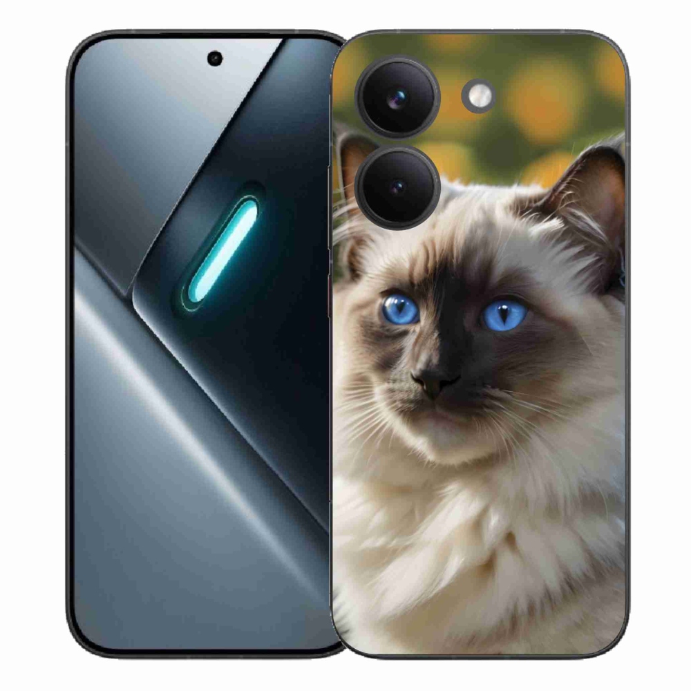 Gélový kryt mmCase na Xiaomi Poco X8 Pro - biely ragdoll