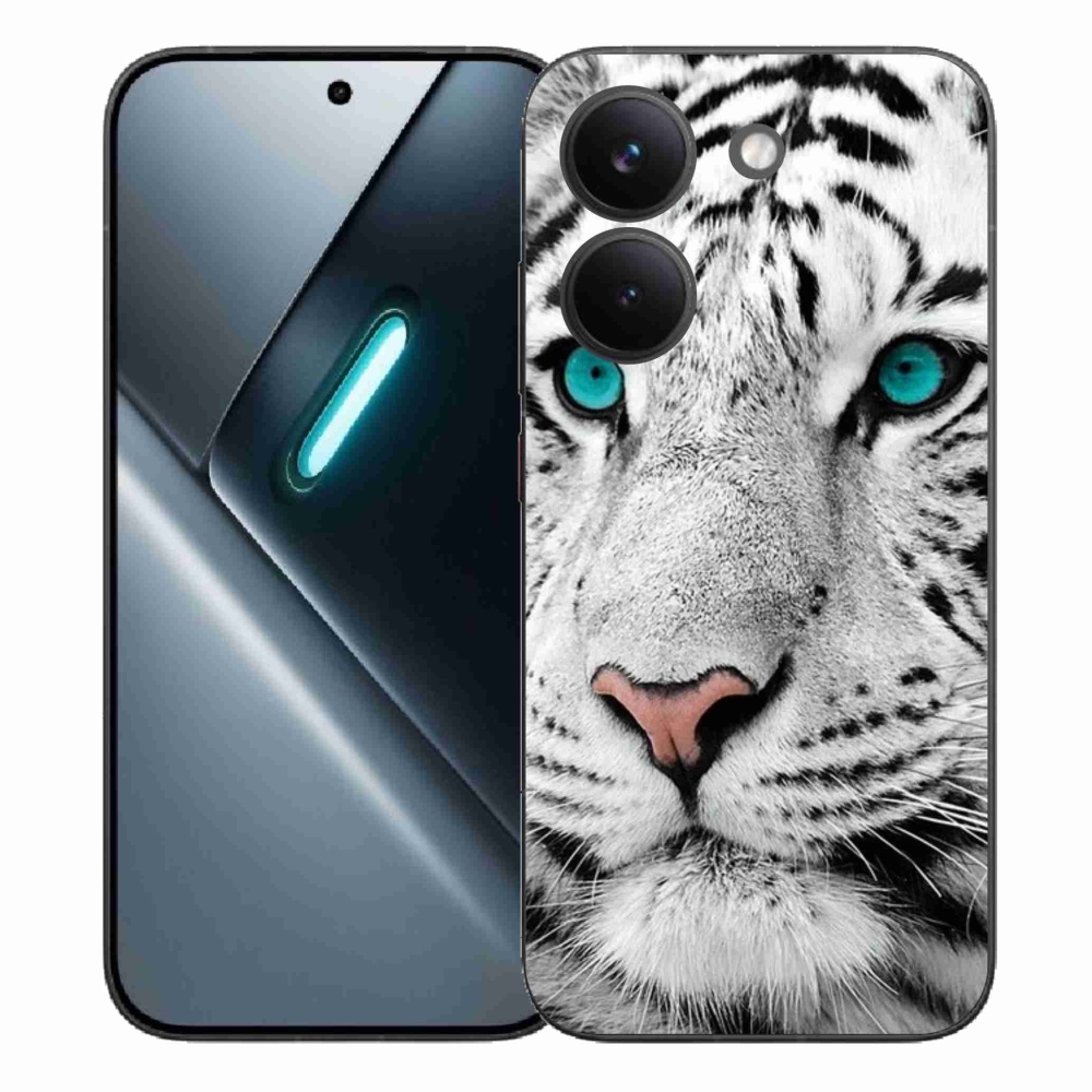 Gélový kryt mmCase na Xiaomi Poco X8 Pro - biely tiger