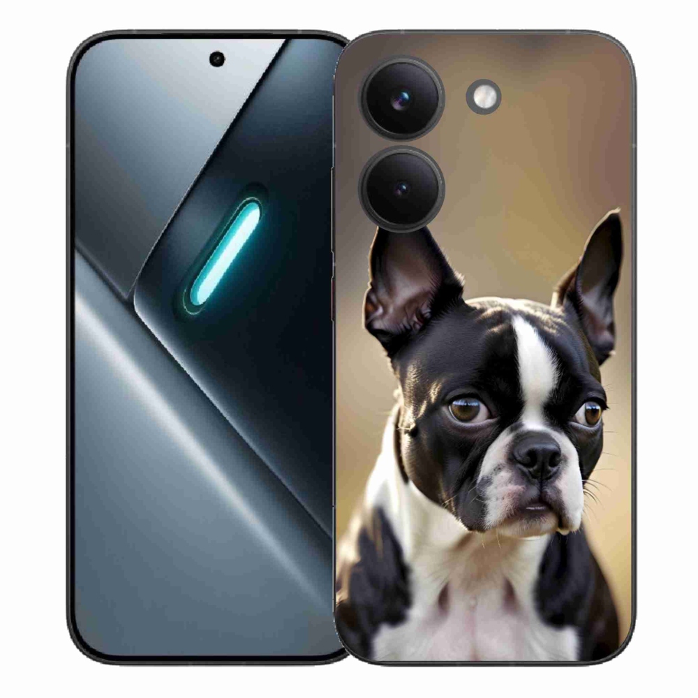 Gélový kryt mmCase na Xiaomi Poco X8 Pro - bostonský teriér