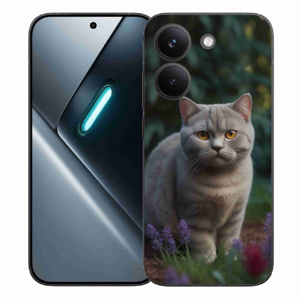 Gélový kryt mmCase na Xiaomi Poco X8 Pro - britská mačka