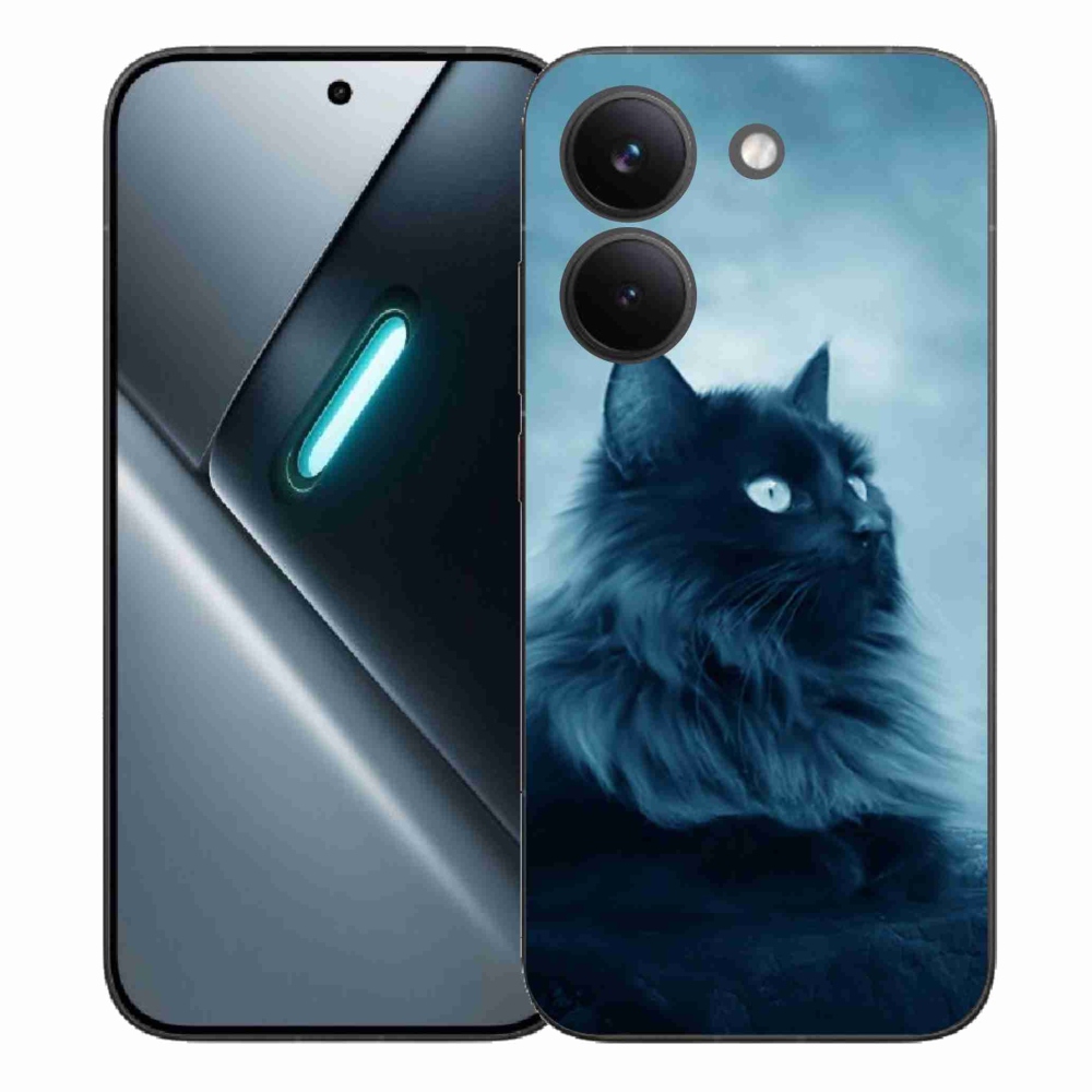 Gélový kryt mmCase na Xiaomi Poco X8 Pro - čierna mačka 1