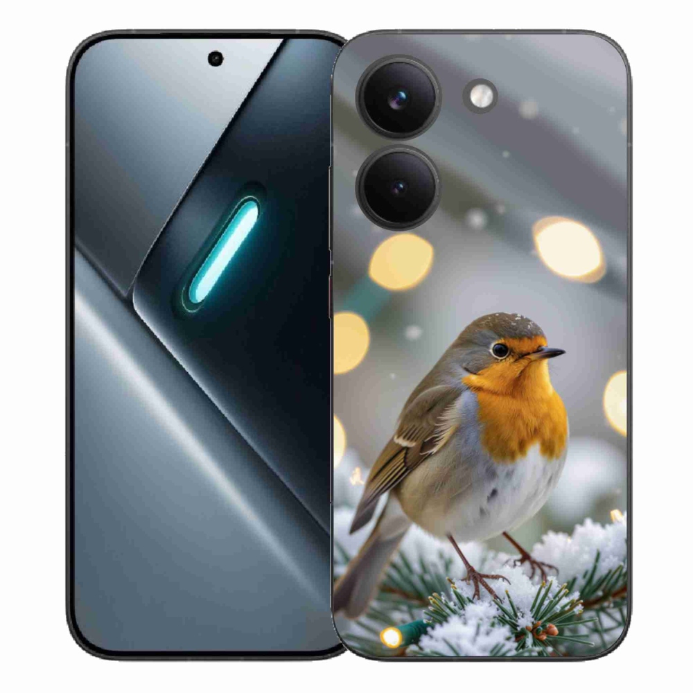 Gélový kryt mmCase na Xiaomi Poco X8 Pro - červienka v zime
