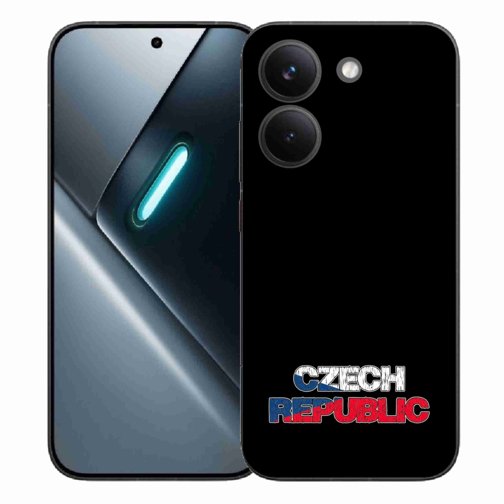 Gélový kryt mmCase na Xiaomi Poco X8 Pro - Slovak Republic čierne pozadie