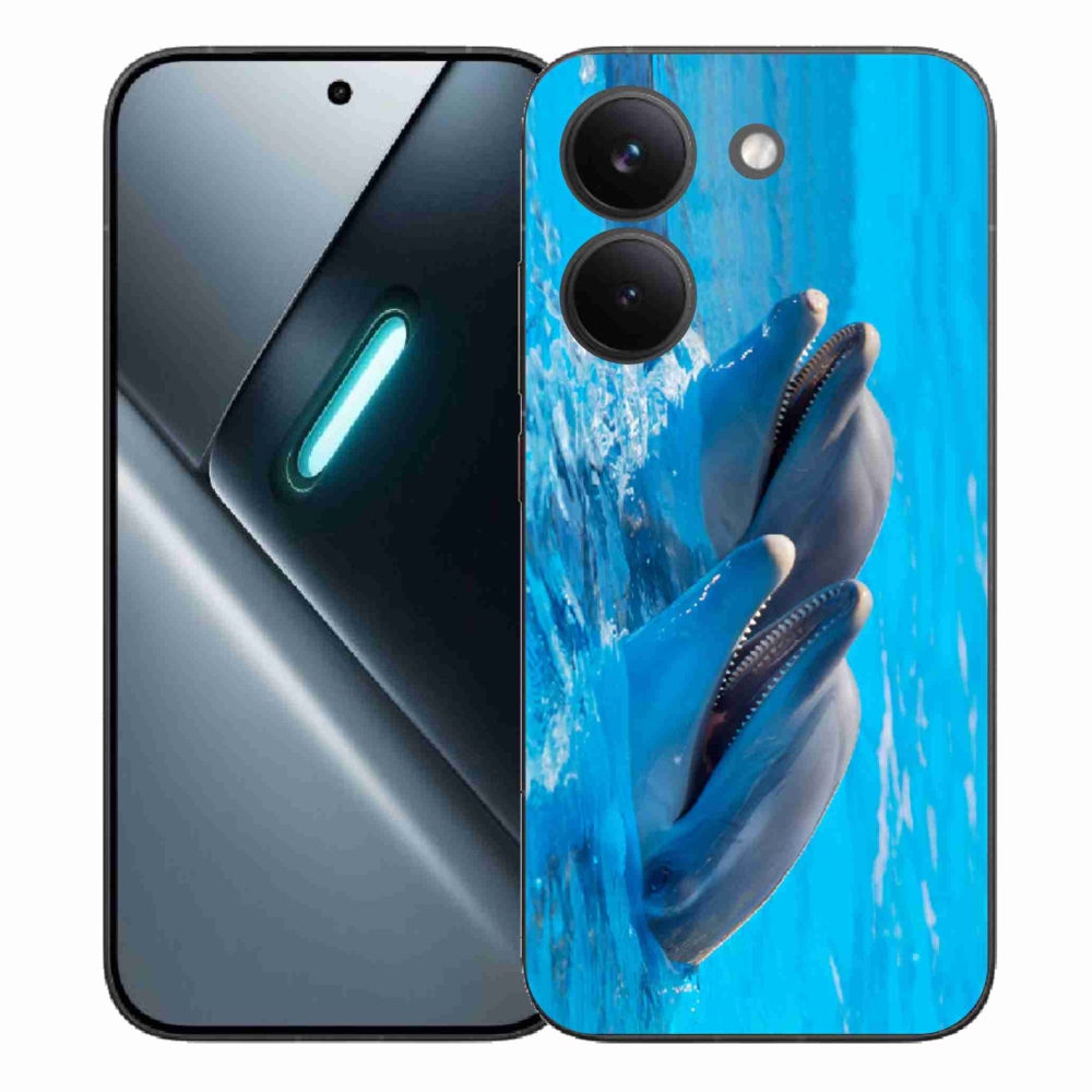 Gélový kryt mmCase na Xiaomi Poco X8 Pro - delfíny