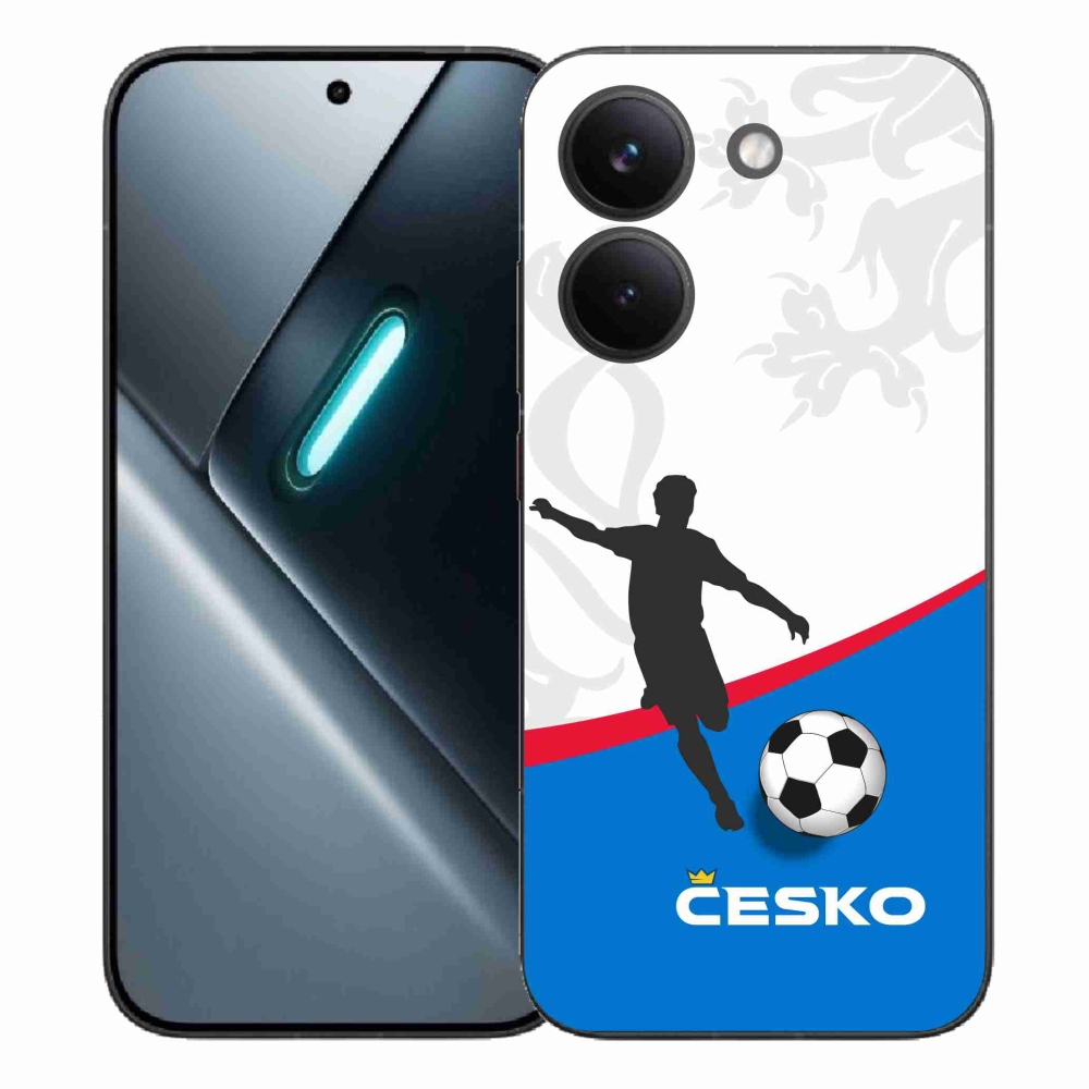 Gélový kryt mmCase na Xiaomi Poco X8 Pro - futbal Česko 1