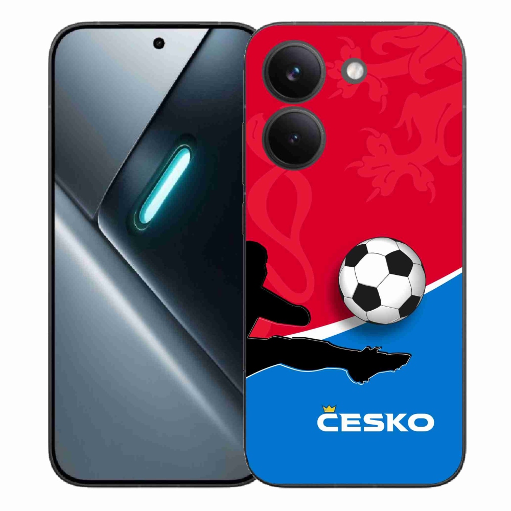 Gélový kryt mmCase na Xiaomi Poco X8 Pro - futbal Česko 2