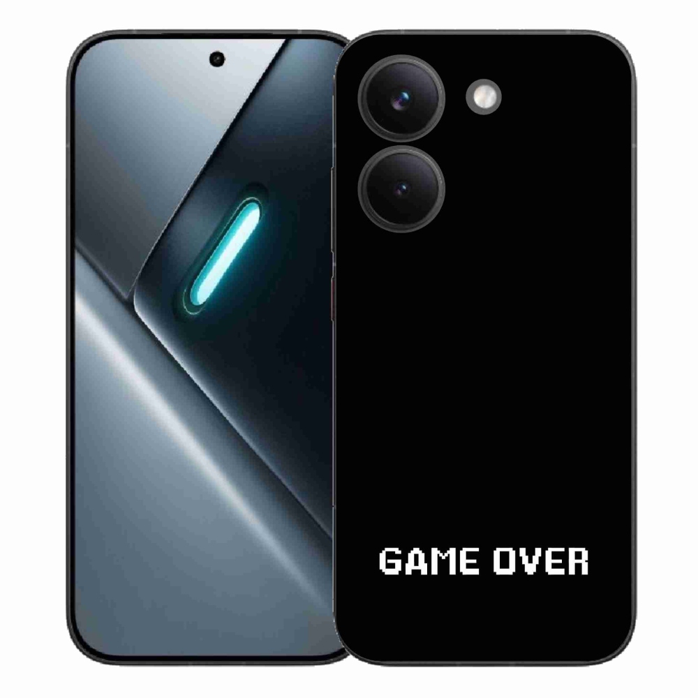 Gélový kryt mmCase na Xiaomi Poco X8 Pro - game over čierne pozadie