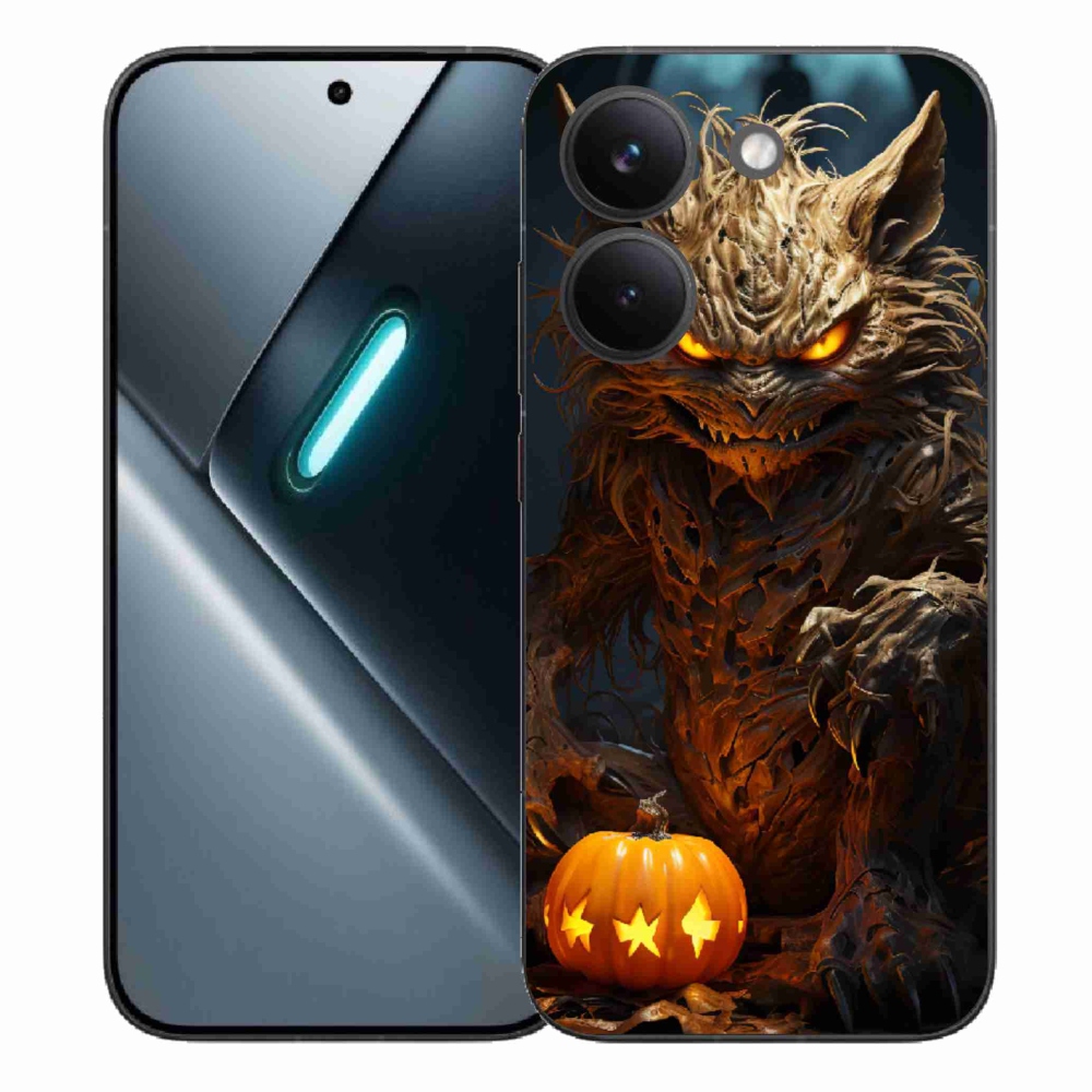 Gélový kryt mmCase na Xiaomi Poco X8 Pro - halloweenska príšera