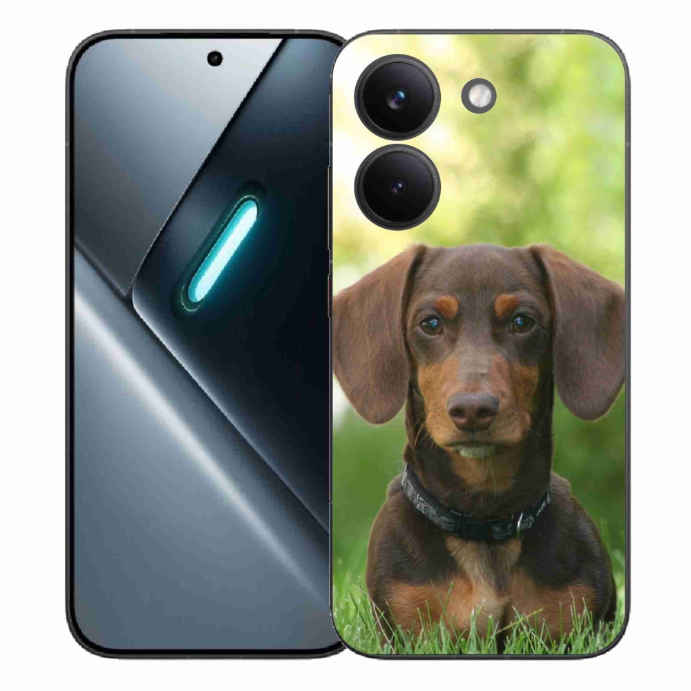 Gélový kryt mmCase na Xiaomi Poco X8 Pro - hnedý jazvečík