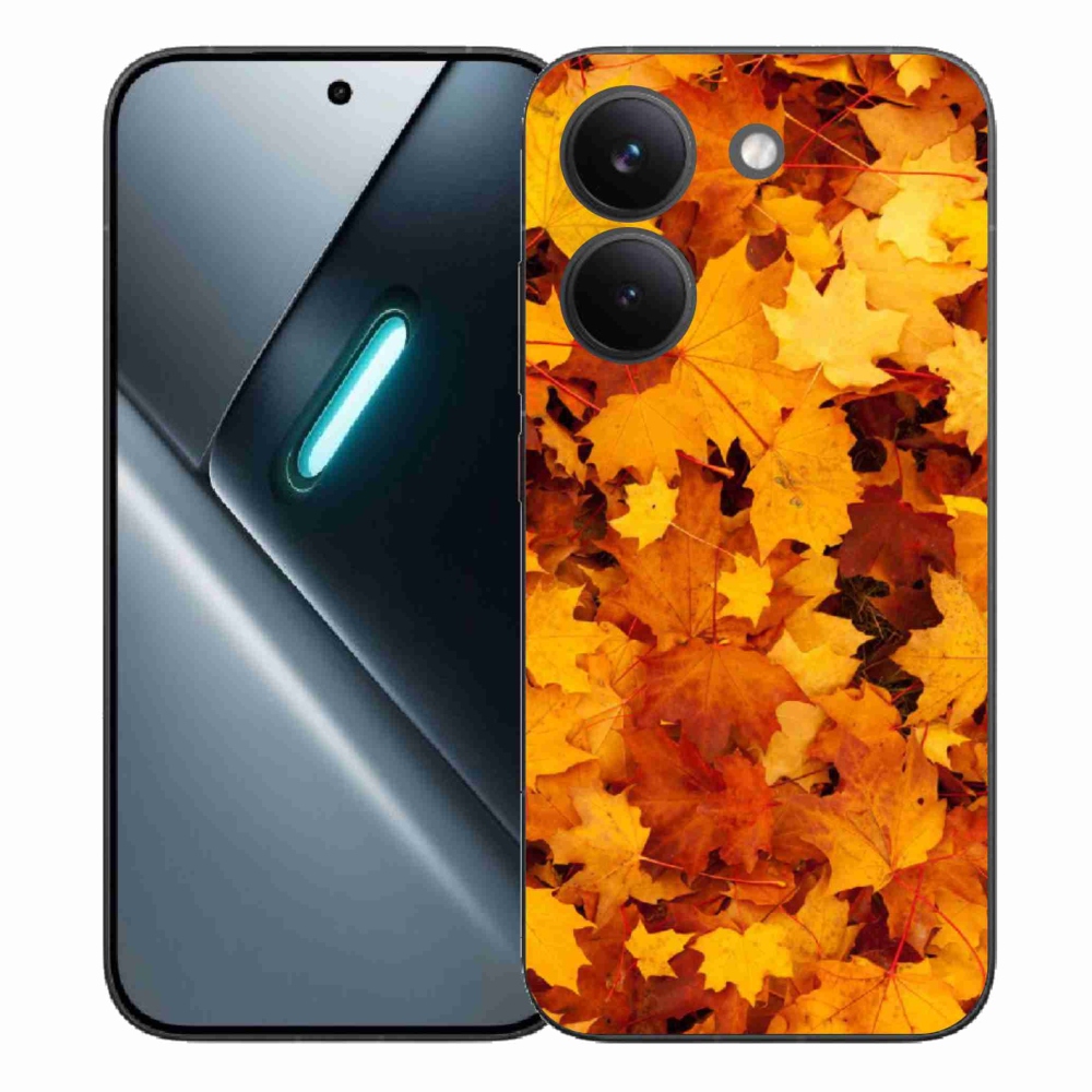 Gélový kryt mmCase na Xiaomi Poco X8 Pro - javorové listy