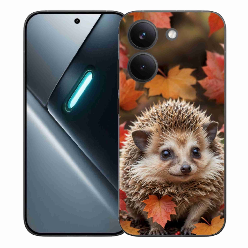Gélový kryt mmCase na Xiaomi Poco X8 Pro - ježko v lístí
