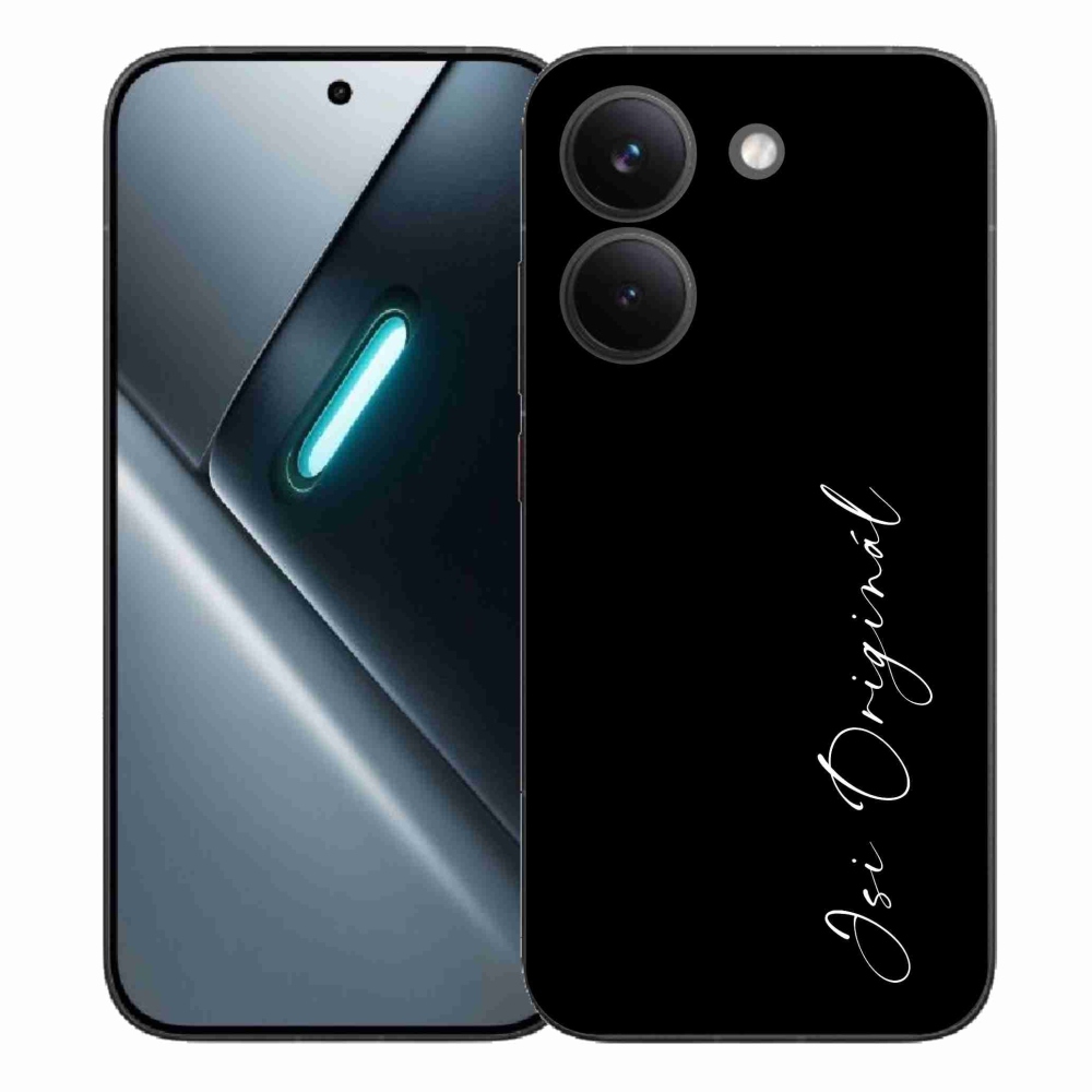 Gélový kryt mmCase na Xiaomi Poco X8 Pro - si originál čierne pozadie