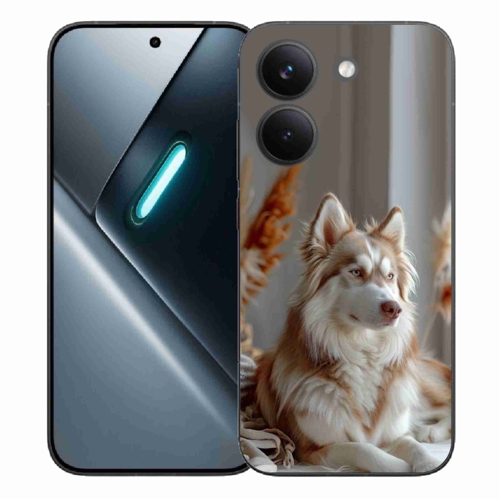Gélový kryt mmCase na Xiaomi Poco X8 Pro - pokojný sibírsky husky