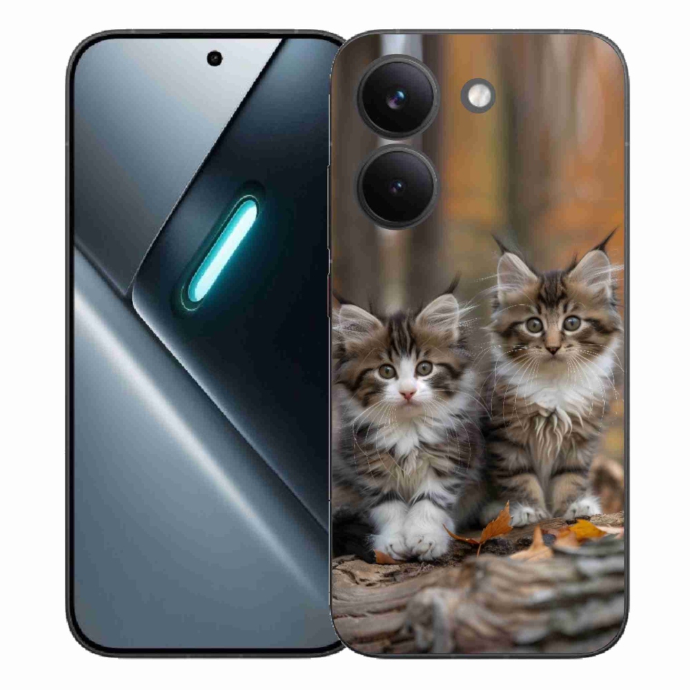 Gélový kryt mmCase na Xiaomi Poco X8 Pro - mačacie duo 3