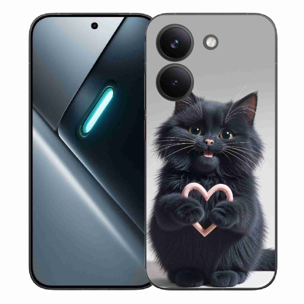 Gélový kryt mmCase na Xiaomi Poco X8 Pro - mačacia láska 3