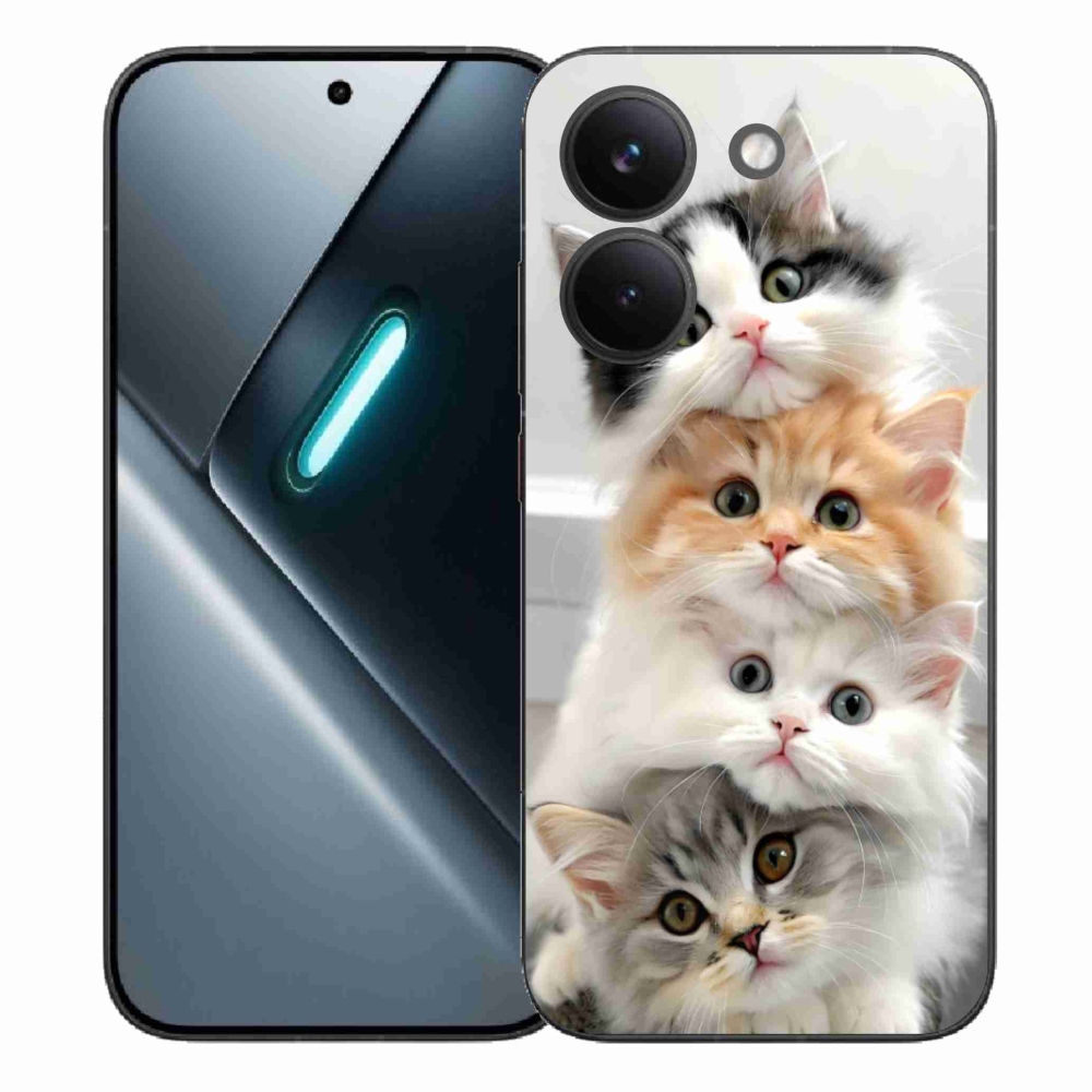 Gélový kryt mmCase na Xiaomi Poco X8 Pro - mačacia partia