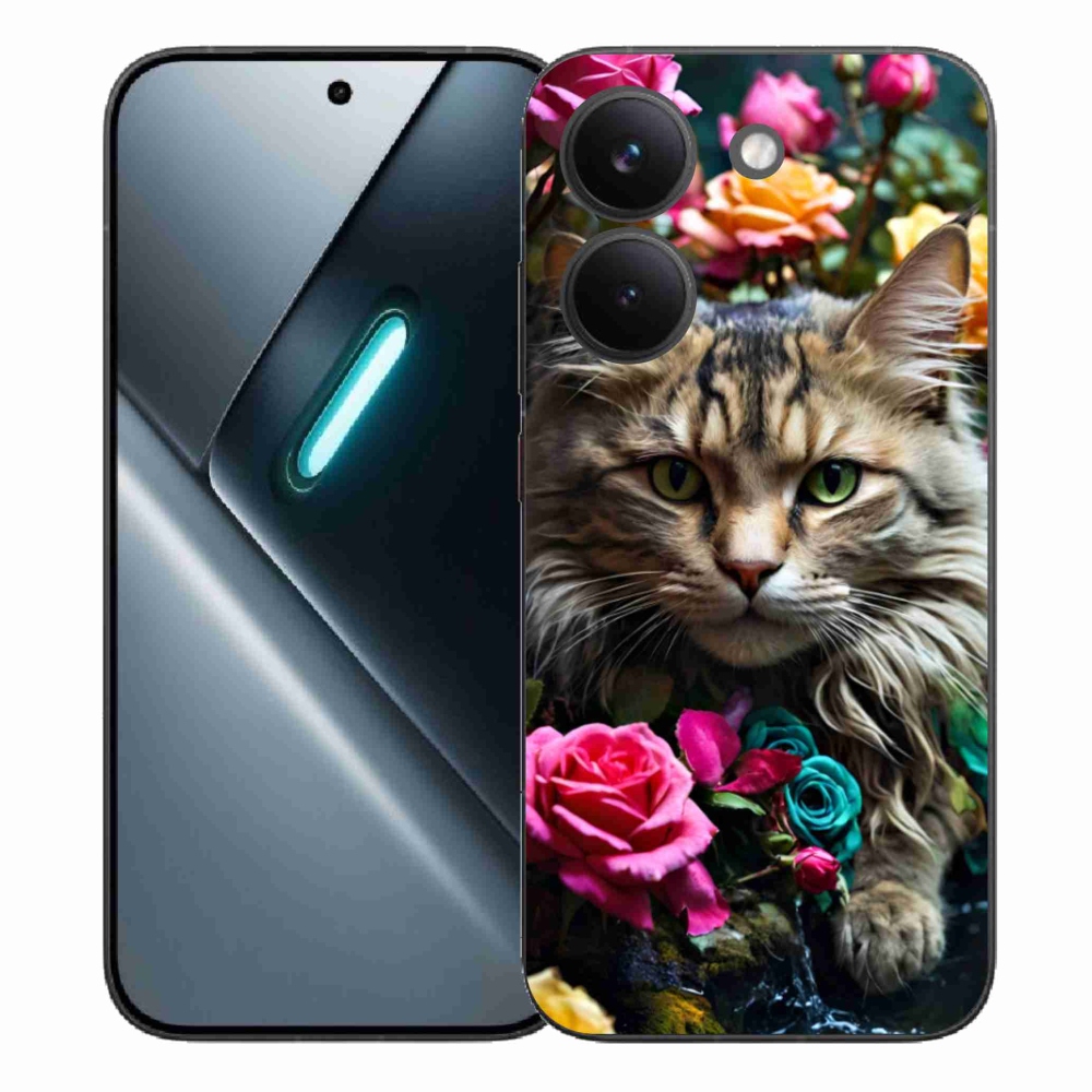 Gélový kryt mmCase na Xiaomi Poco X8 Pro - mačacie pohľad 2