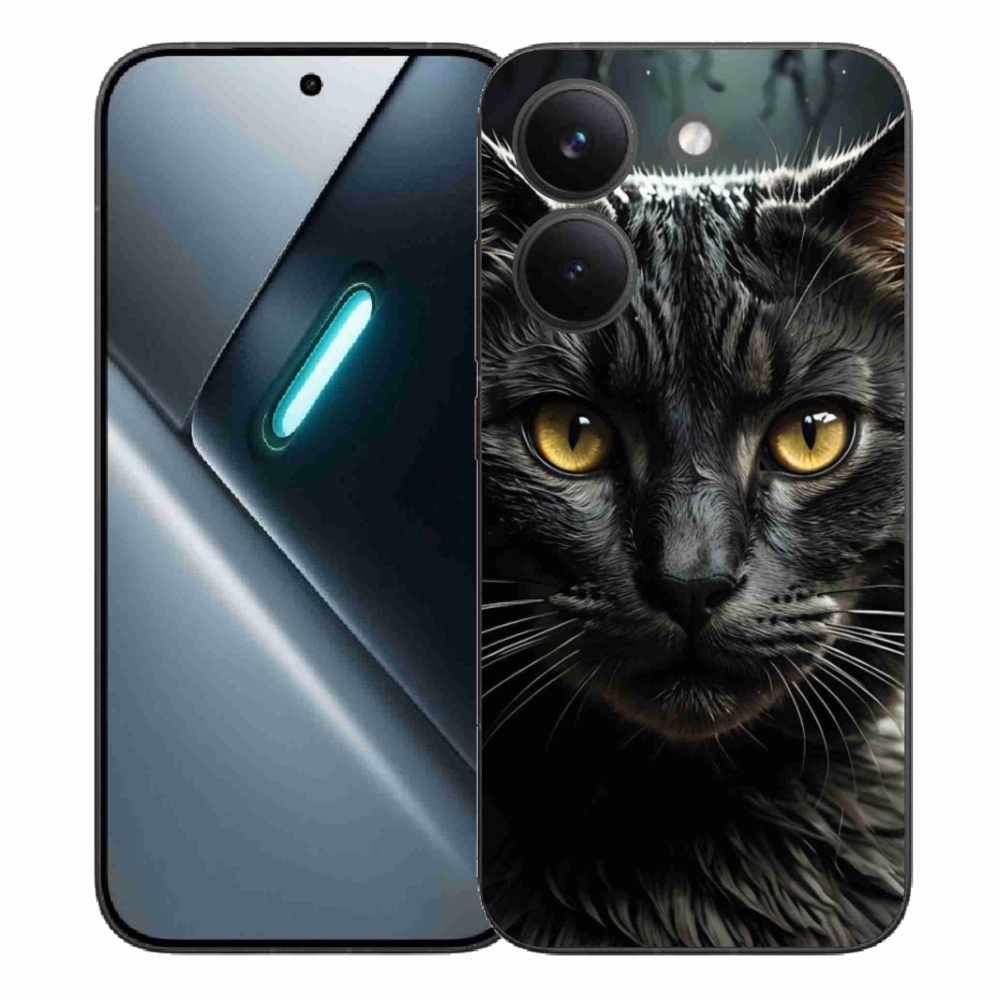 Gélový kryt mmCase na Xiaomi Poco X8 Pro - mačacie pohľad 3