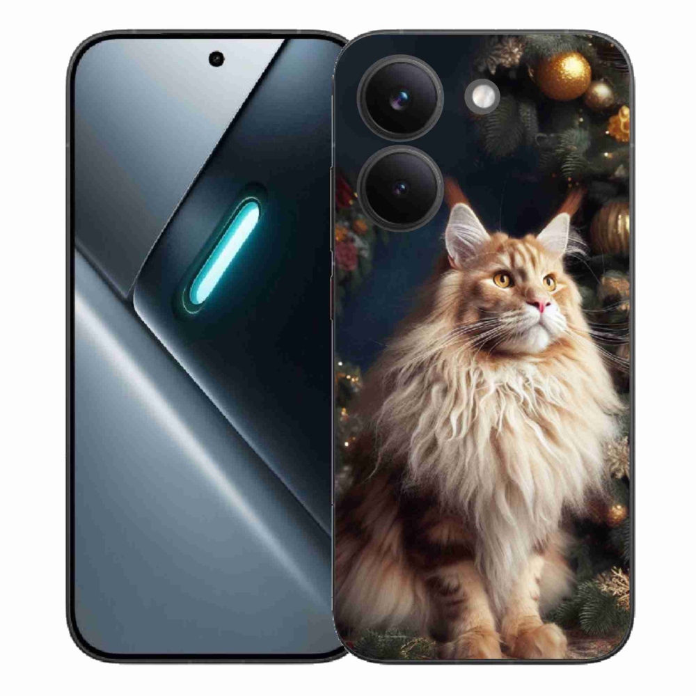 Gélový kryt mmCase na Xiaomi Poco X8 Pro - mačka pri stromčeku