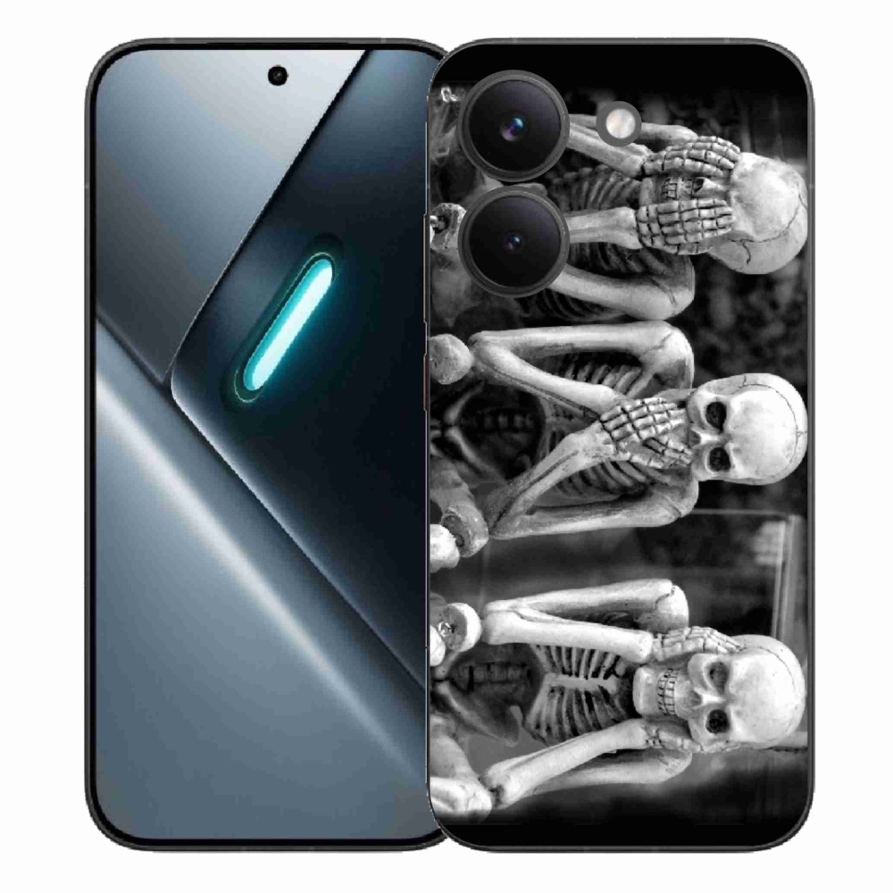 Gélový kryt mmCase na Xiaomi Poco X8 Pro - kostlivci