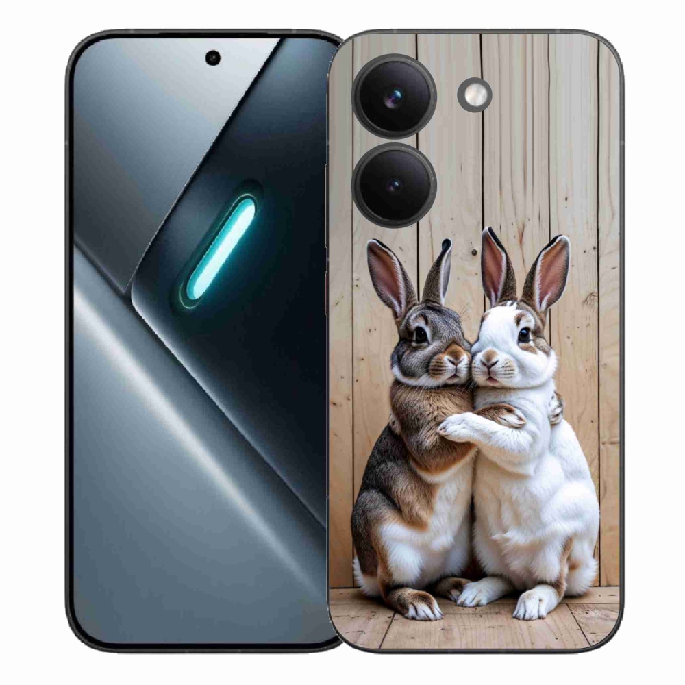 Gélový kryt mmCase na Xiaomi Poco X8 Pro - králičie pár