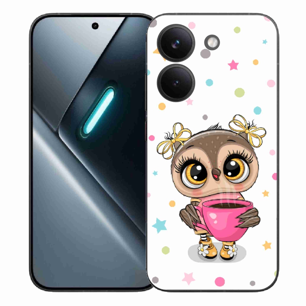 Gélový kryt mmCase na Xiaomi Poco X8 Pro - kreslená sovička