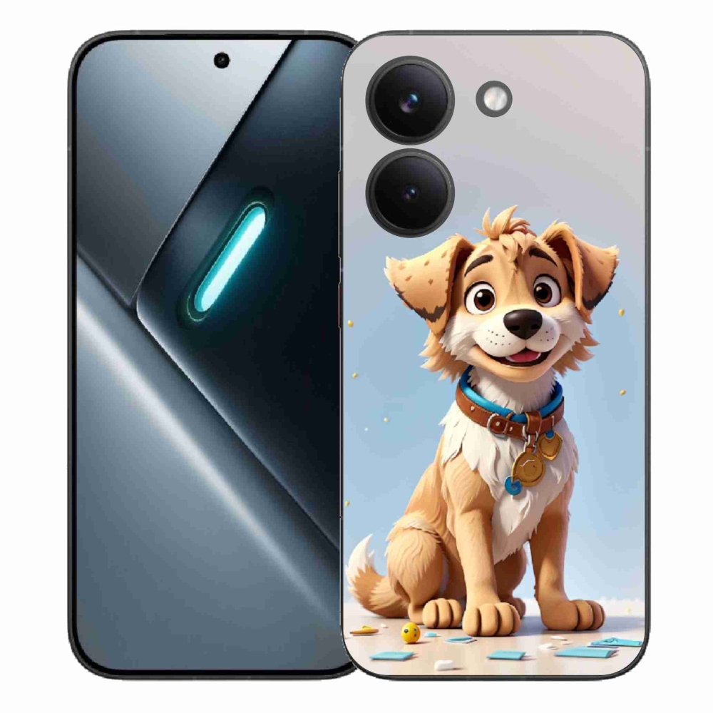 Gélový kryt mmCase na Xiaomi Poco X8 Pro - kreslené šteňa