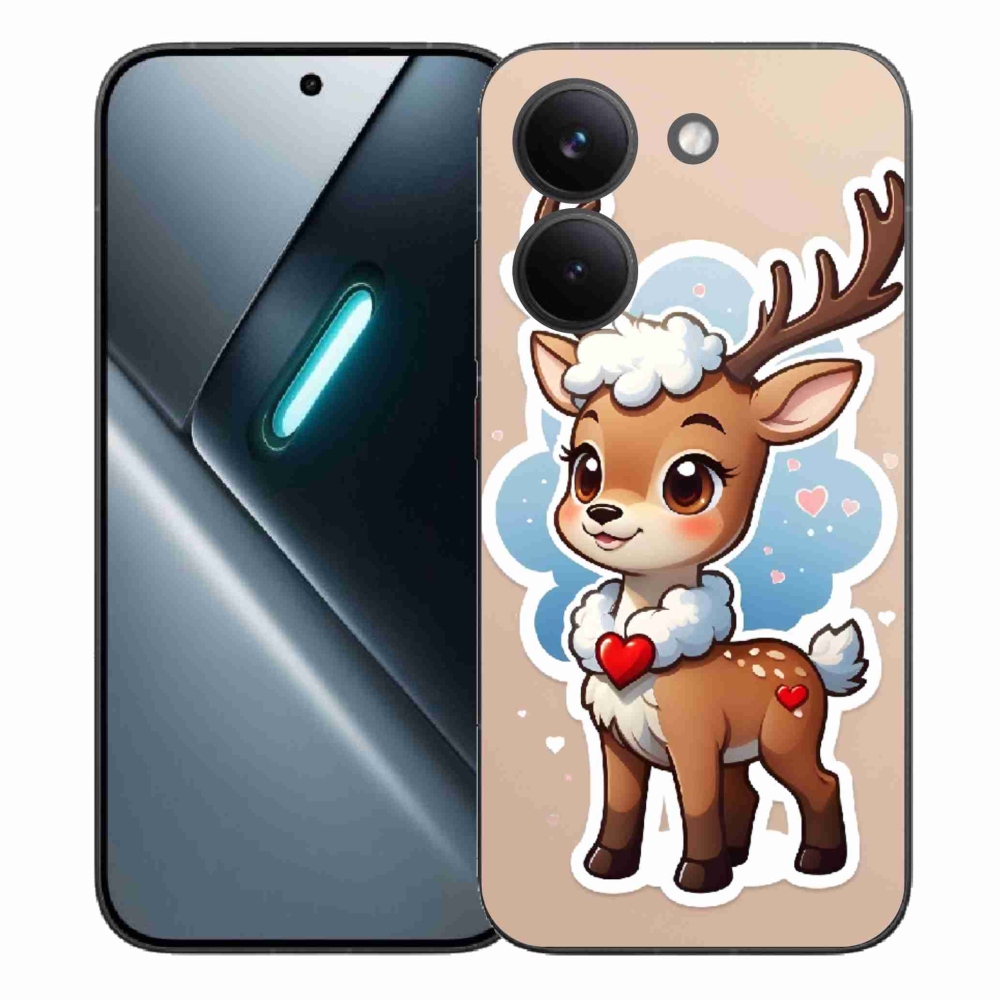 Gélový kryt mmCase na Xiaomi Poco X8 Pro - kreslený sob