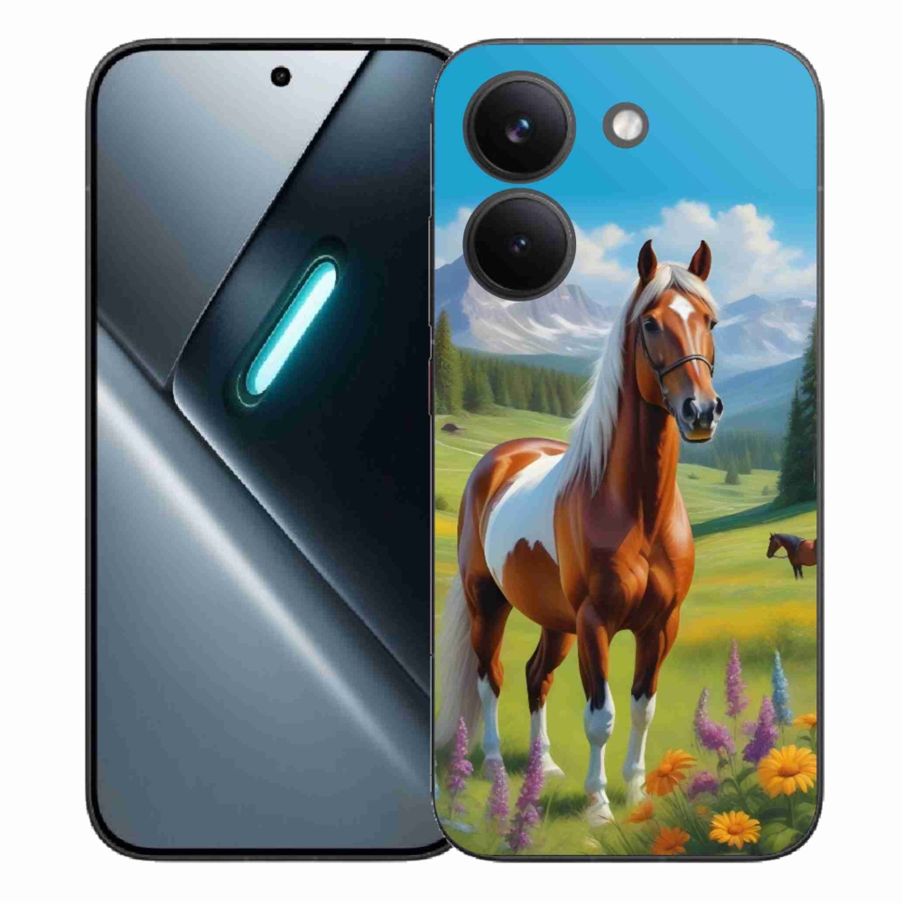 Gélový kryt mmCase na Xiaomi Poco X8 Pro - kôň na lúke