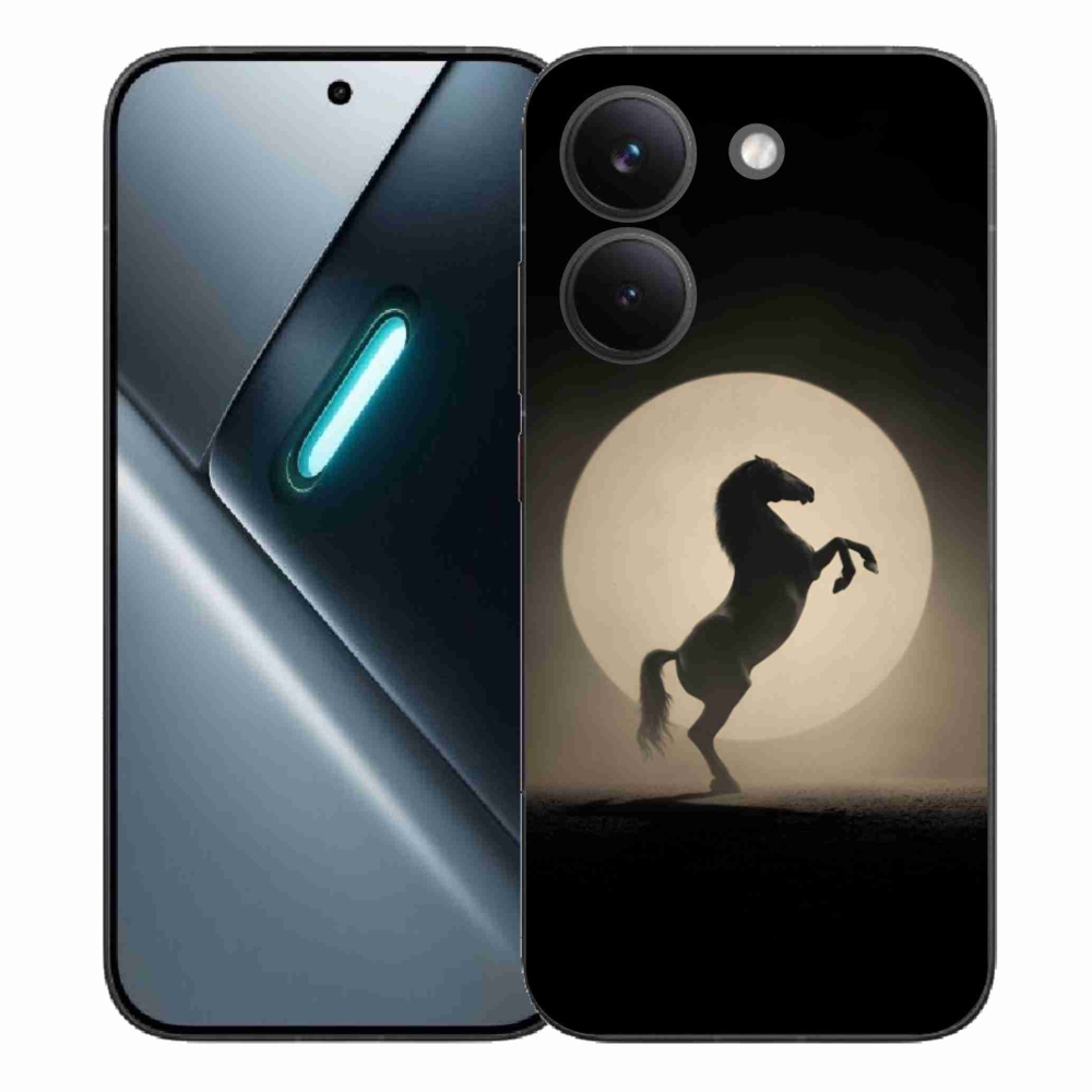 Gélový kryt mmCase na Xiaomi Poco X8 Pro - kôň v siluete